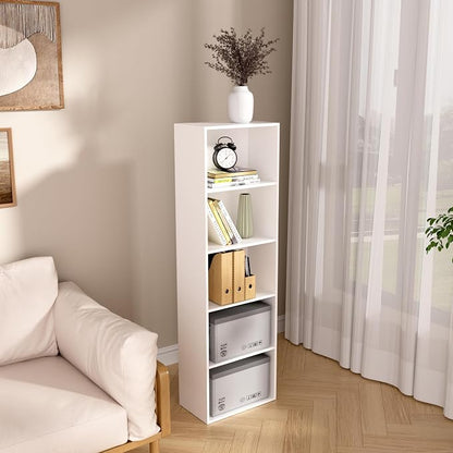 Wooden 5 Cube Storage Organizer, Versatile Cubes Open Shelf and Cubby Unit - Image 2