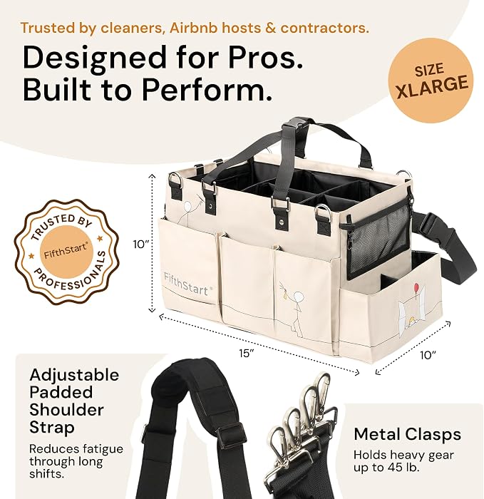 FifthStart Multiuse Cleaning Caddy - Image 2