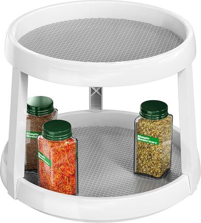 Simple Houseware 2-Tier Lazy Susan Spice Organizer by SimpleHouseware