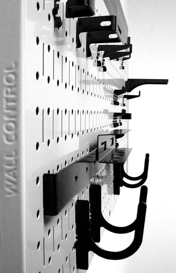 Wall Control Pegboard Rack Horizontal Metal Pegboard Garage Tool Storage Pack - Image 7