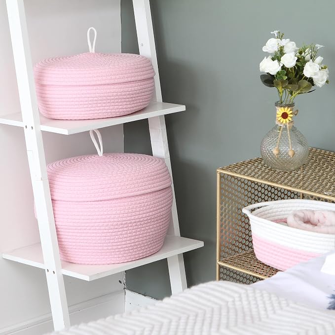 Sea Team Round Cotton Rope Storage Basket - Image 3