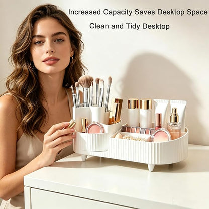 360 Rotating Makeup Organizer for Vanity Large Capacity Cosmetic Organizers - Image 8