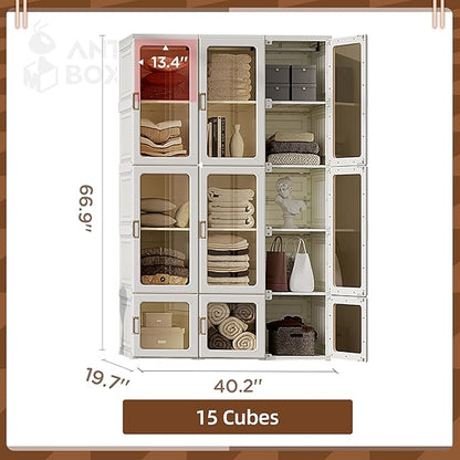 ANTBOX Portable Wardrobe Closet Storage Organizer - Image 6