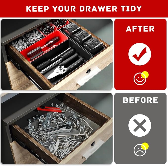 Toolbox Organizer Trays, Tool Chest Drawer Organizer - Image 3