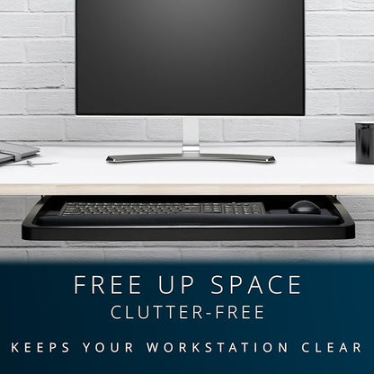 Kensington Keyboard Tray Under Desk, SmartFit Ergonomic Slide-Out Keyboard - Image 6