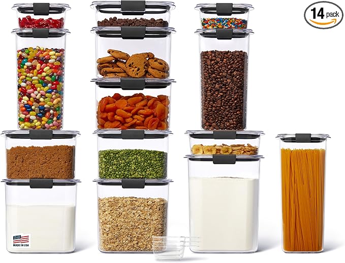 Rubbermaid Brilliance 14-Piece Food Storage Container Set by Rubbermaid