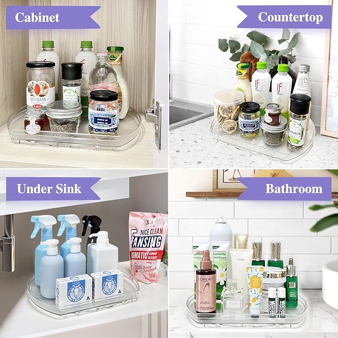 360° Rotating Lazy Susan Turntable Organizer - Image 6