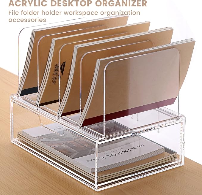 Desk Organizers and Accessories, Acrylic Desk Organizer - Image 2