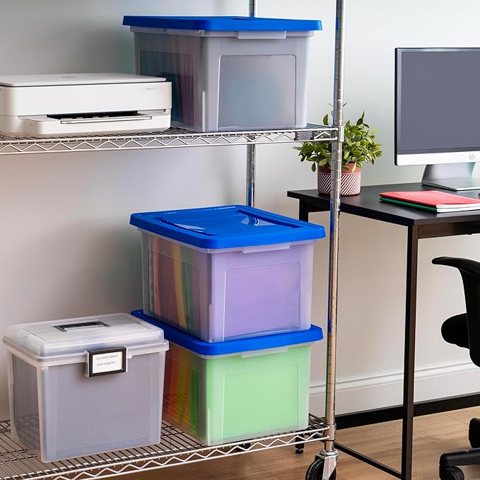 IRIS USA 3-Pack 35 Qt. Letter/Legal File Box - Image 3