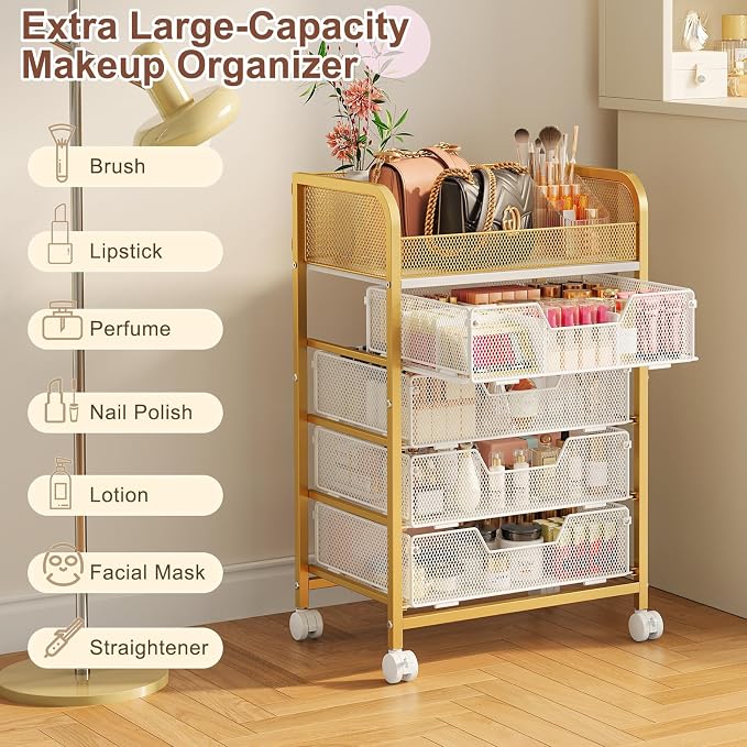 Hongtamoya Makeup Cart Organizer - Image 7