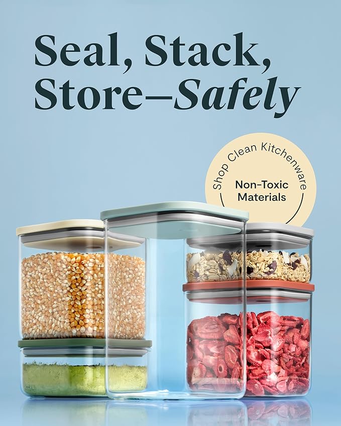 Caraway 14-Piece Glass Airtight Food Storage Containers - Image 2
