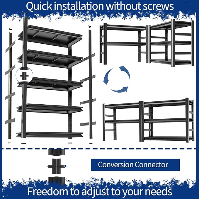 Garage Shelving, Heavy Duty Shelves, Metal Shelf - Image 5