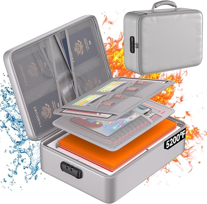DocSafe 5200°F Fireproof Document Organizer Box by DocSafe