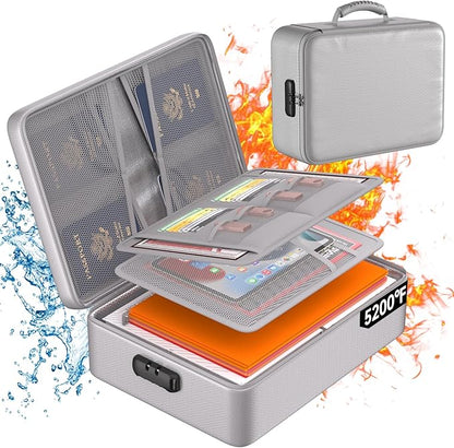 DocSafe 5200°F Fireproof Document Organizer Box by DocSafe