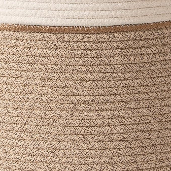 LA JOLIE MUSE Woven Basket Rope Storage Baskets - Image 7
