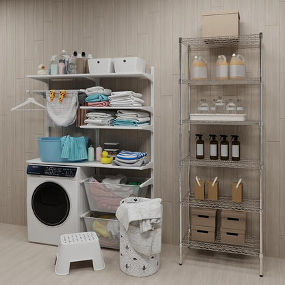 18" Deep x 30" Wide x 74" Height Wire Shelving Kit | 6-Tier | NSF Commercial - Image 2