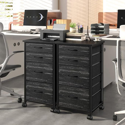 4 Drawers Mobile File Cabinet Vertical Filing Cabinet - Image 6