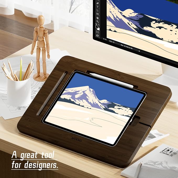 Bamboo Tablet Stand - Image 2