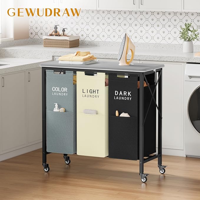 Gewudraw 3 Section Laundry Sorter - Image 7