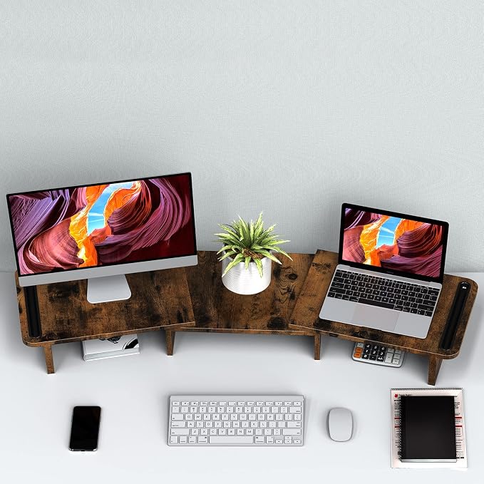 Zimilar Dual Monitor Stand Riser, Monitor Stand - Image 6