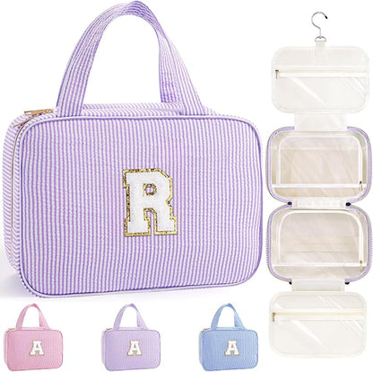 TOPEAST Travel Toiletry Bag Initial Makeup Bag by TOPEAST
