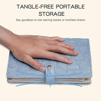 Travel Jewelry Organizer Case, Jewelry Storage Roll Bag - Image 6