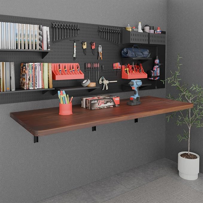 IAE Floating Wall Mounted Folding Table Desk - Image 2