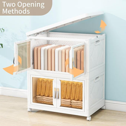 Large Clear Stackable Storage Bins - Image 4