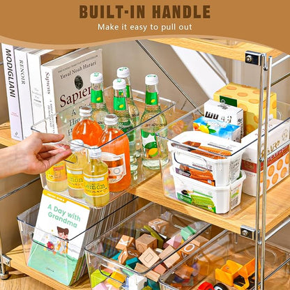 12 Pack Clear Storage Bins - Image 4