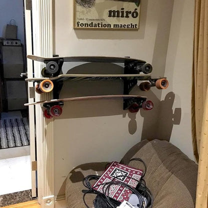 StoreYourBoard Longboard Wall Rack, Triple Longboard Storage - Image 5