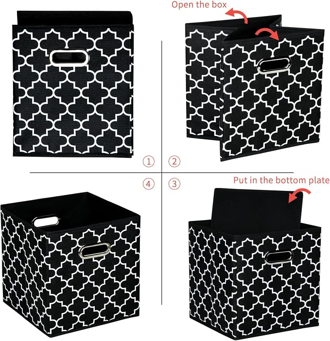 Fabric Cloth Storage Bins, Fabric Cube Organizer - Image 7