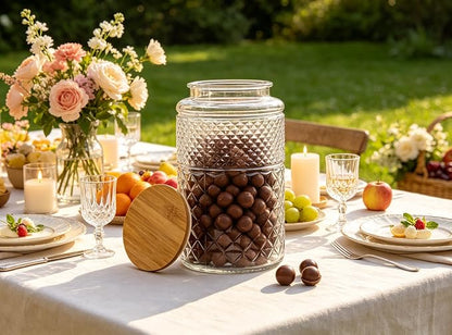 Prettidecor 1 Gallon Large Airtight Glass Storage Jars - Image 7