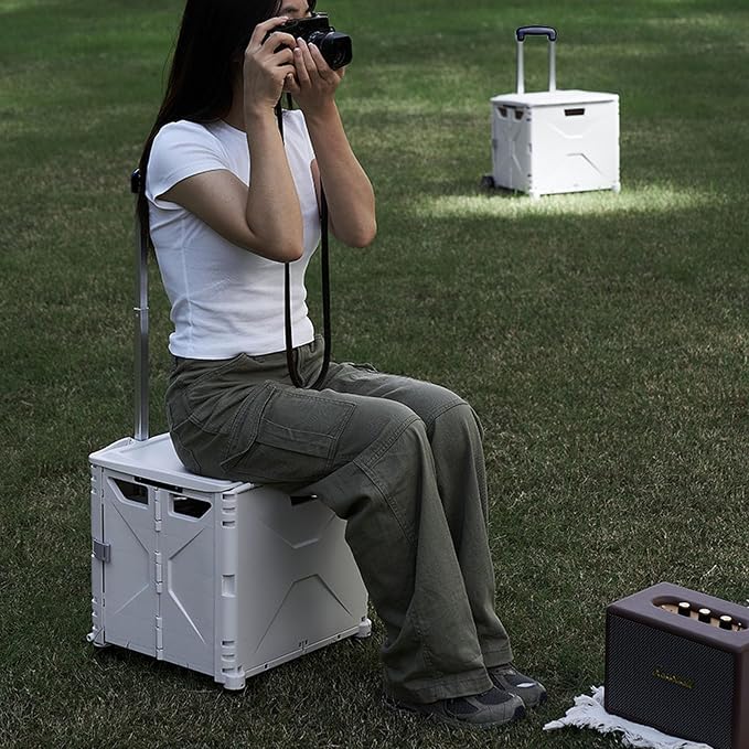 Collapsible Rolling Crate on Wheels - Image 7