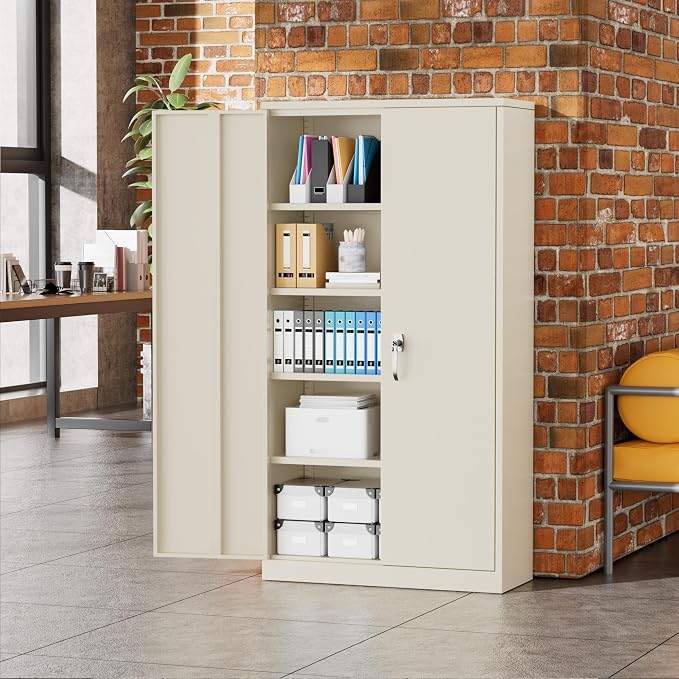 Greenvelly Metal Garage Storage Cabinet - Image 8