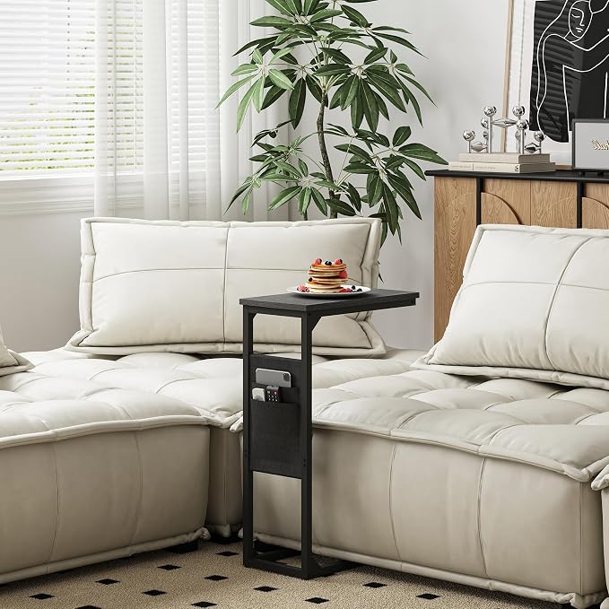 TUTOTAK C Shaped End Table, Side Table - Image 7