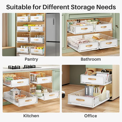 Pull out Cabinet Organizer, Heavy Duty Slide out Pantry Shelves Drawer Storage - Image 9