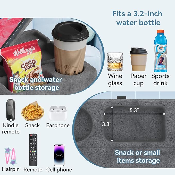 Tablet Pillow Stand with Storage - Image 4