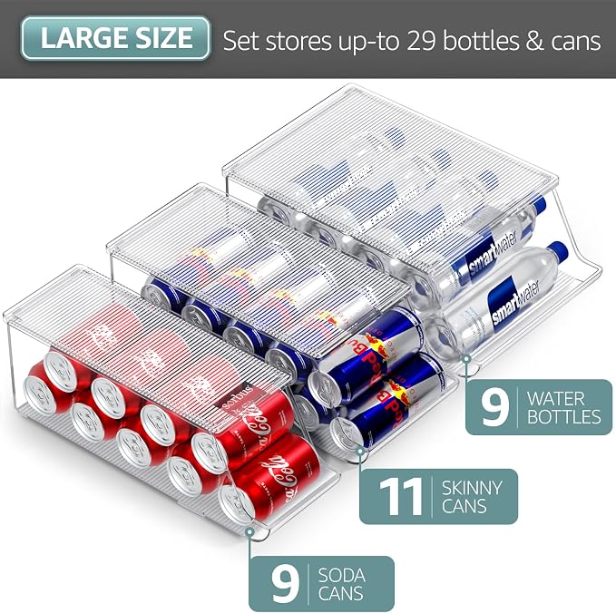 Sorbus Fridge & Pantry Can Organizer - Image 7