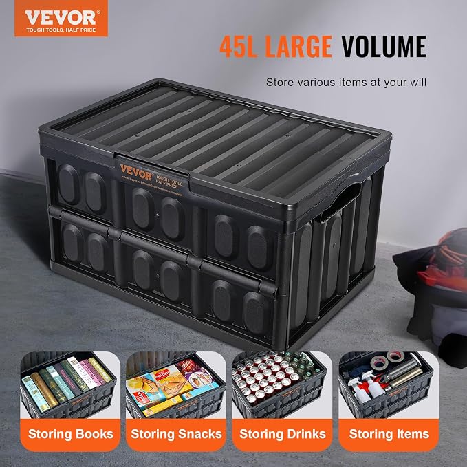 VEVOR 45L Collapsible Storage Bins - Image 2