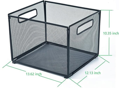 SETTFRFE 2 Pack Letter Size Hanging Folder Organizer, Metal File Box, File Crate - Image 6