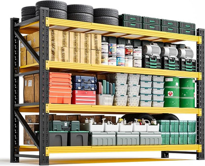 Letaya 4000LBS Heavy Duty Storage Shelves, 4 Tier Large Tall Industrial Shelving by LetayaMetalCabinets