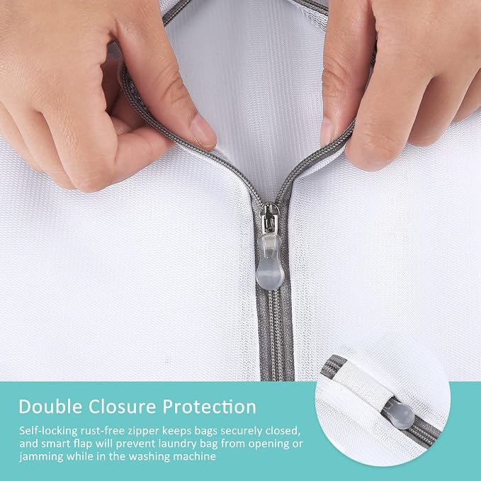 GOGOODA Mesh Laundry Bags for Delicates Durable Protective Wash Bags | Travel - Image 3