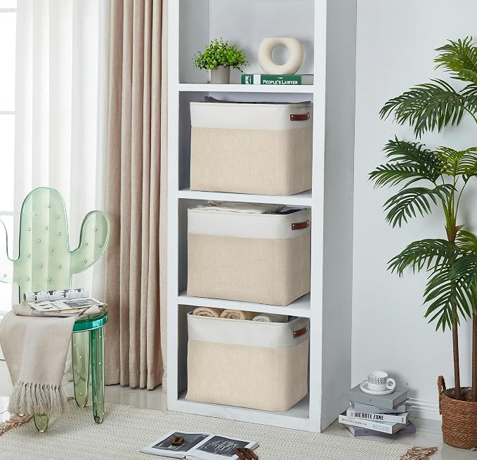 DECOMOMO Extra Large Storage Baskets, 54.5L Fabric Storage Bins - Image 9