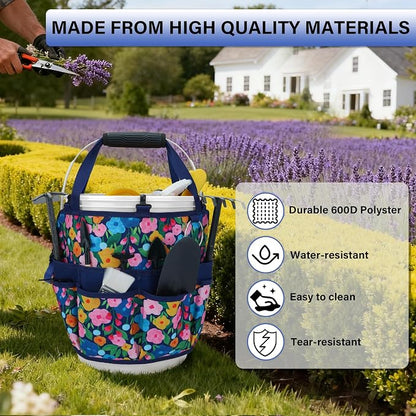 KUNN 18-Pocket Bucket Tool Organizer | Heavy-Duty 5 Gallon Bucket Caddy - Image 5