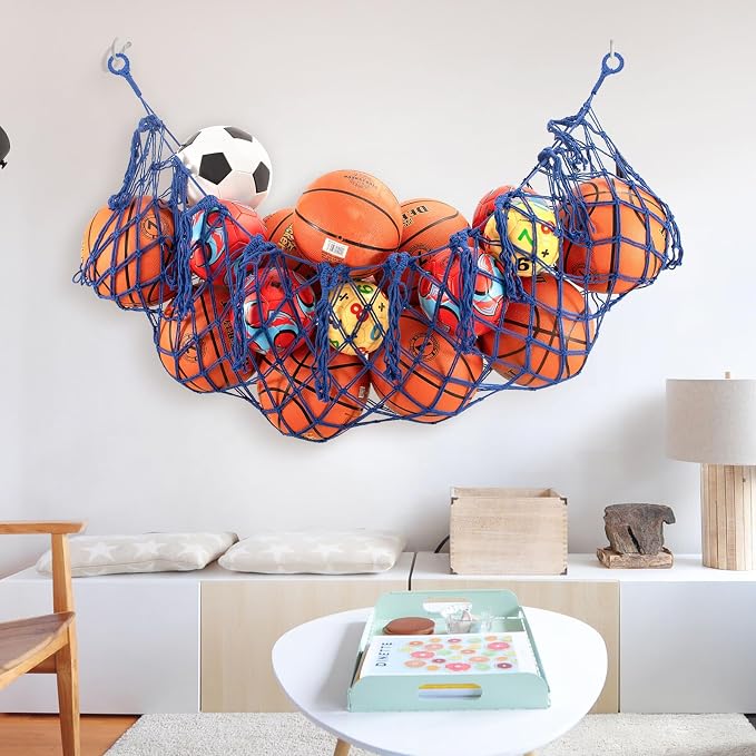 Sports Ball Storage Net, Hanging Basket Organizer Net - Image 6