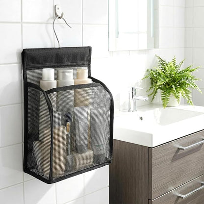 Mesh Shower Caddy Hanging, Transparent Rotating Hanging Mesh Bath Baskets - Image 7