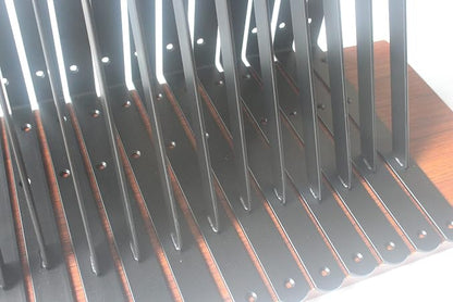30 Pack L18 x H 12" Black Heavy Duty Shelf Brackets - Image 7