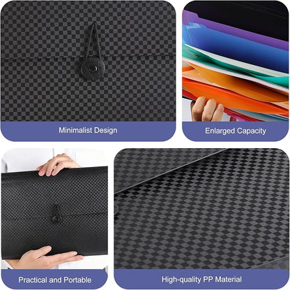 File Organizer, 13-Pocket Expanding Folder + Large Accordion Divider | Great - Image 5
