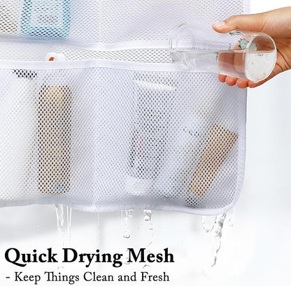 Fammart Mesh Shower Caddy Hanging, Quick-Drying Shower Organizer - Image 4