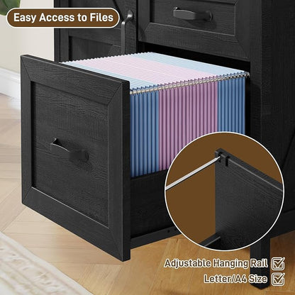 3 Drawers Farmhouse File Cabinet - Image 5